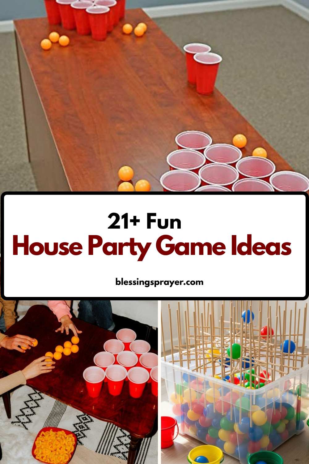 21+ Fun House Party Game Ideas - † ️️ Daily Blessings Prayer ️