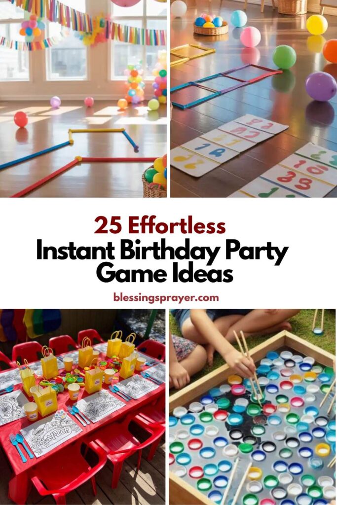 Instant Birthday Party Game Ideas