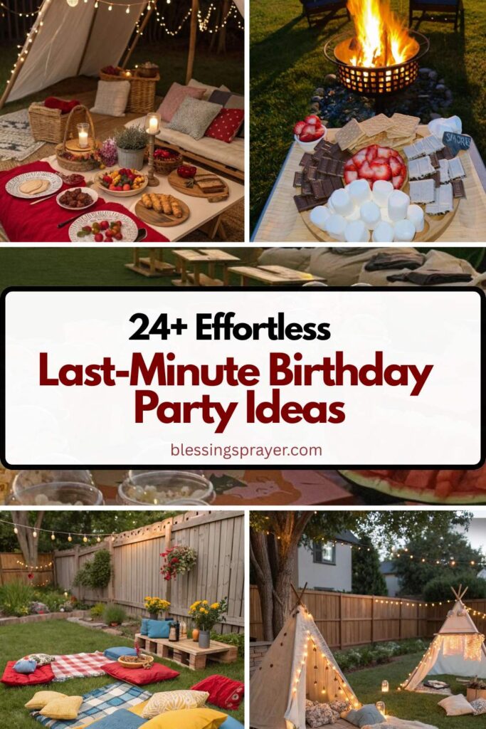 Last-Minute Birthday Party Ideas