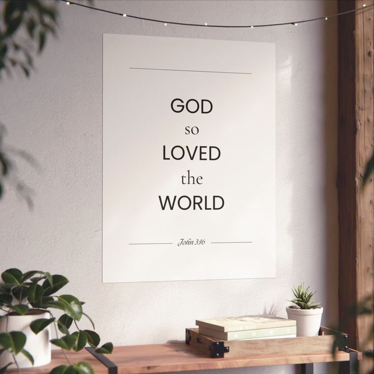 Minimalist Scripture Wall Art