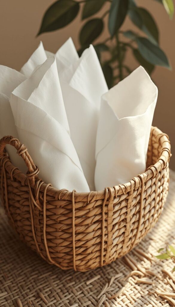 Napkin Throw Basket