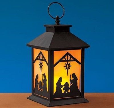 Nativity Silhouette Lantern