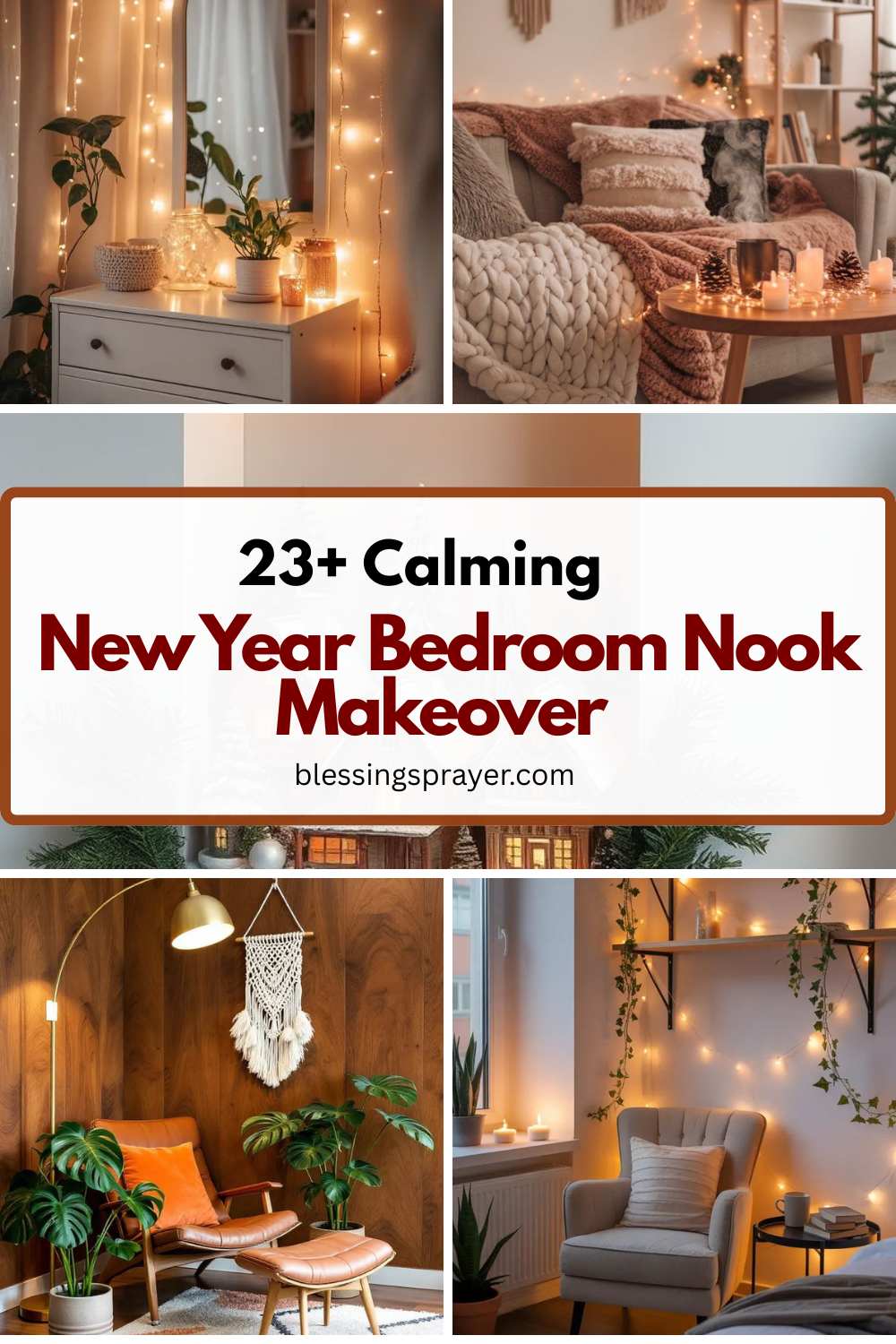 23 Calming New Year Bedroom Nook Makeover † ️️ Daily Blessings Prayer ️ 