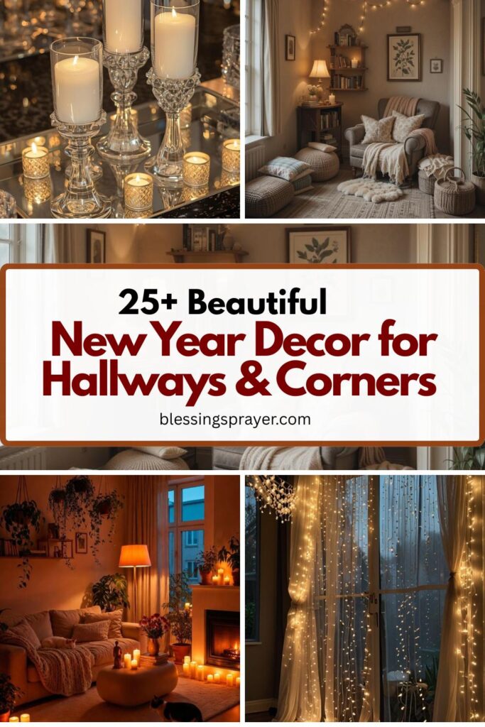 New Year Decor for Hallways & Corners
