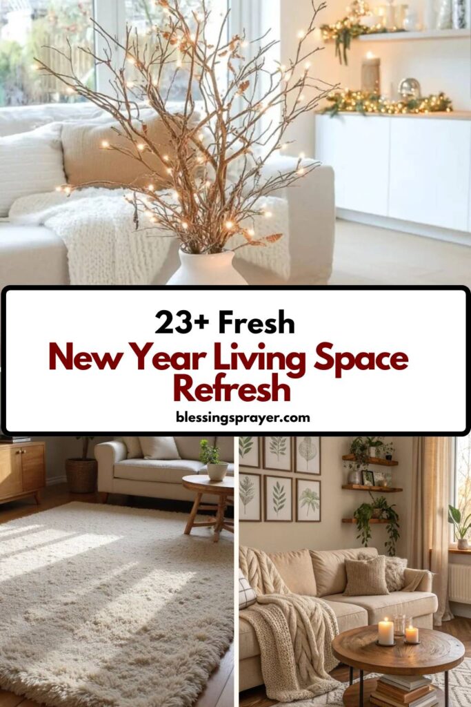 New Year Living Space Refresh
