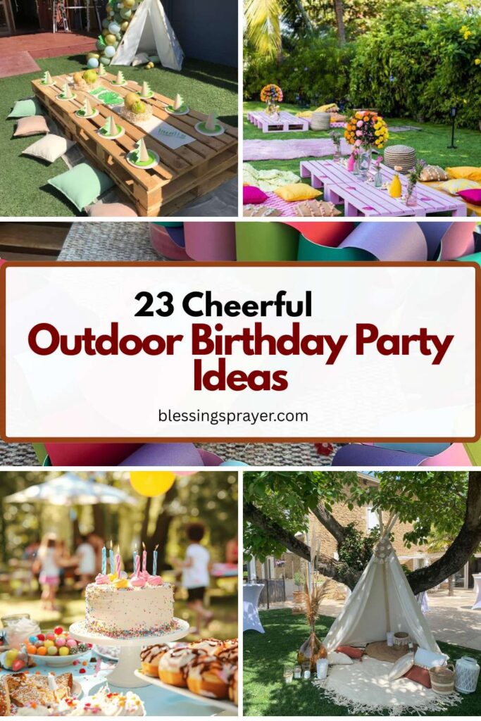 Outdoor Birthday Party Ideas