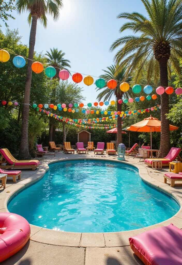 Outdoor Pool Party