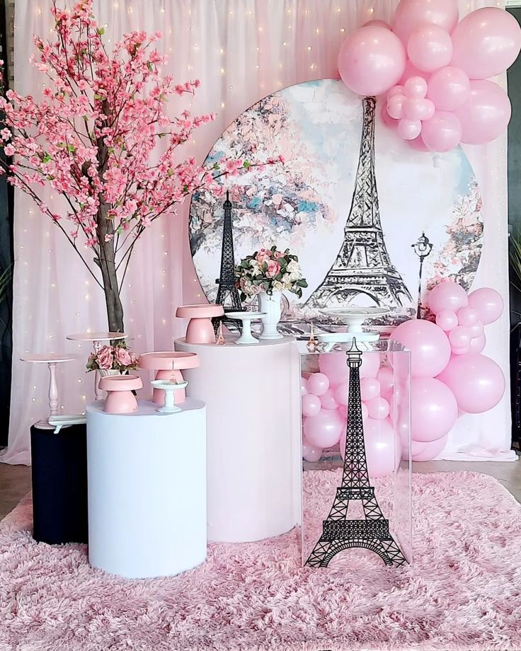 Paris Café Birthday Party