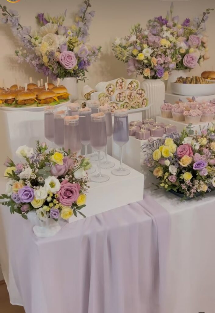 Pastel Drink Station Styling