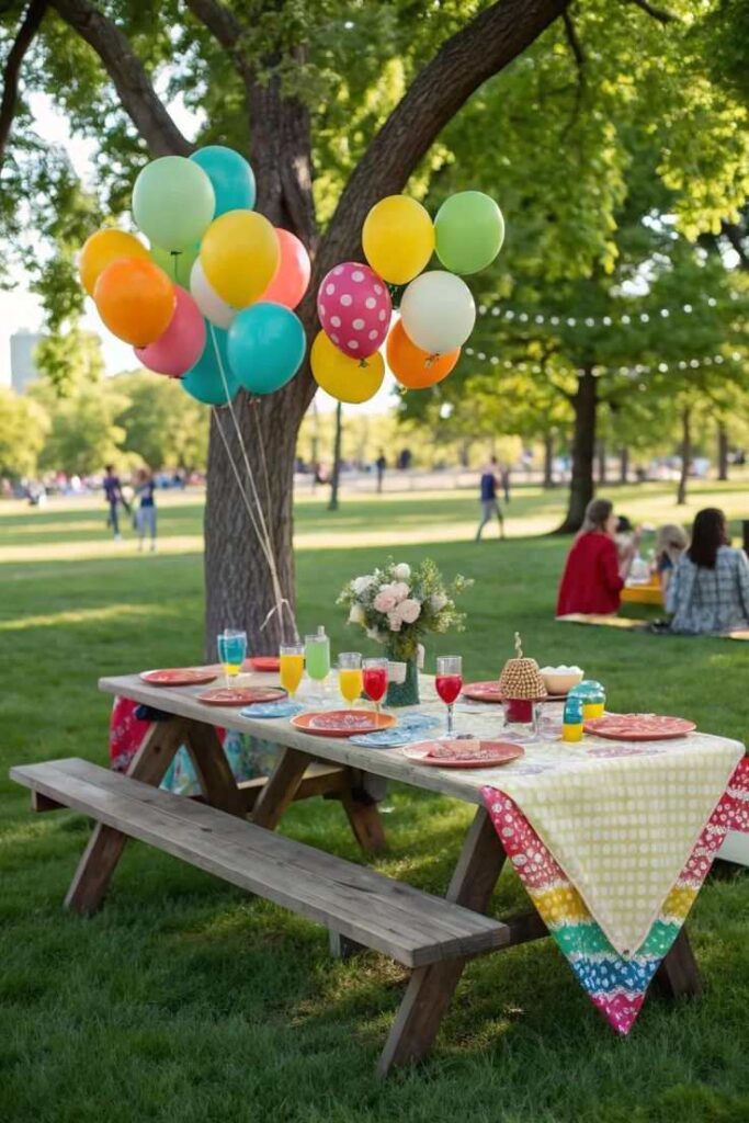 Picnic-Style Birthday Gathering