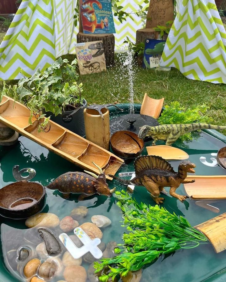 Prehistoric Water Play Zone