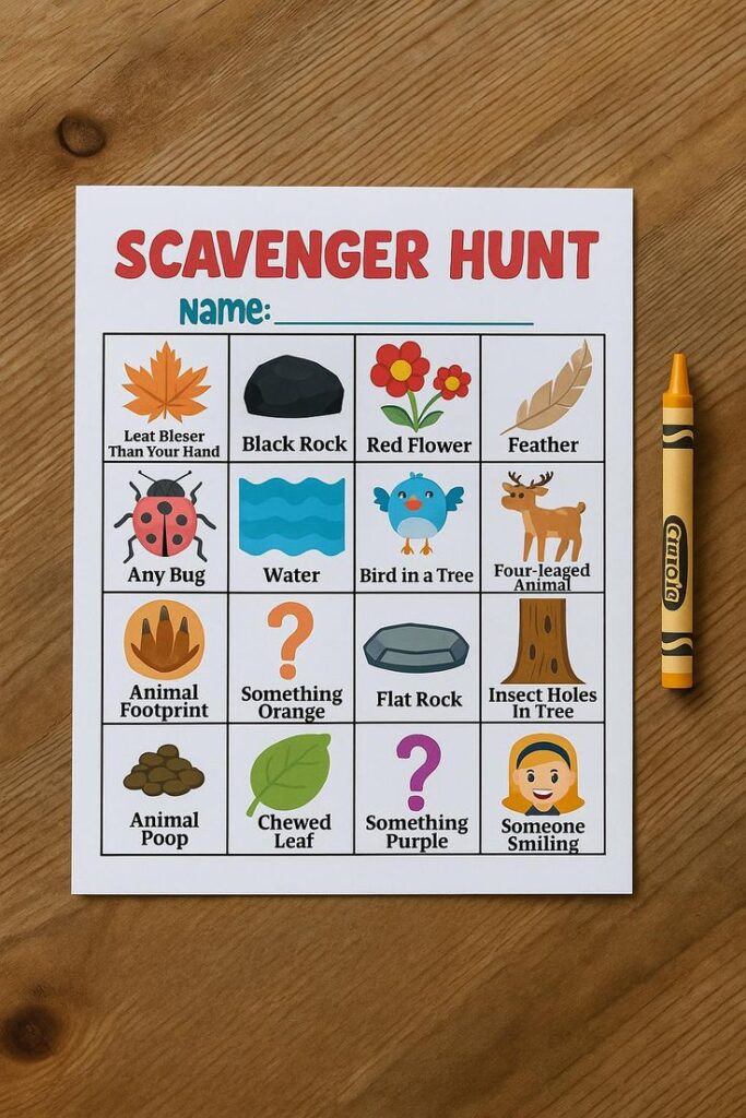Scavenger Hunt Party Game