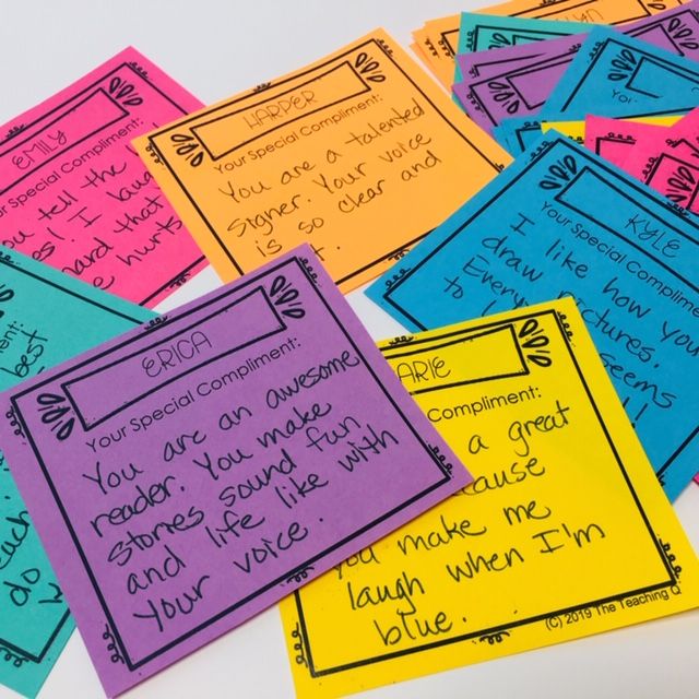 Secret Compliment Game