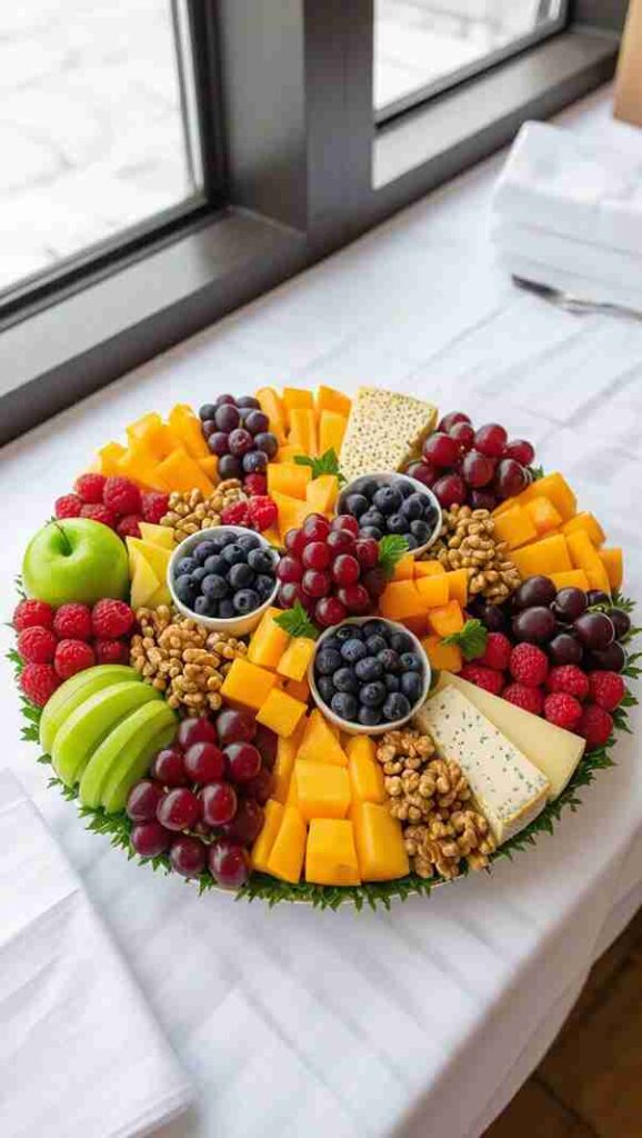 Simple Fruit Platter Centerpiece