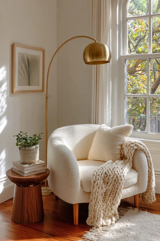 Soft Neutral Lounge Nook