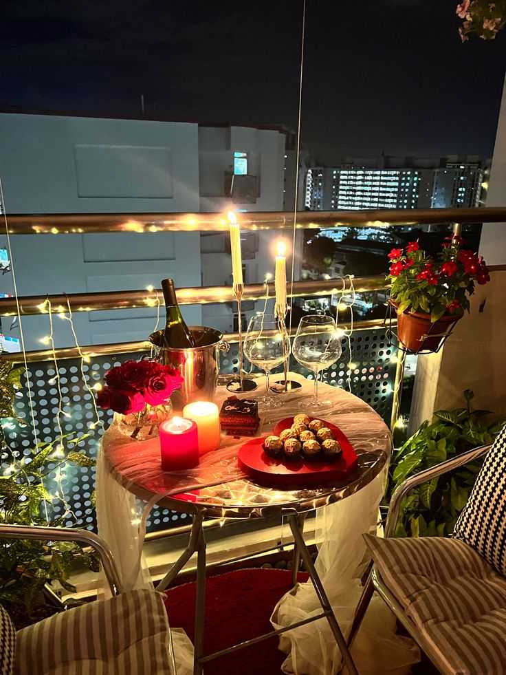 Valentine Balcony Dinner Night