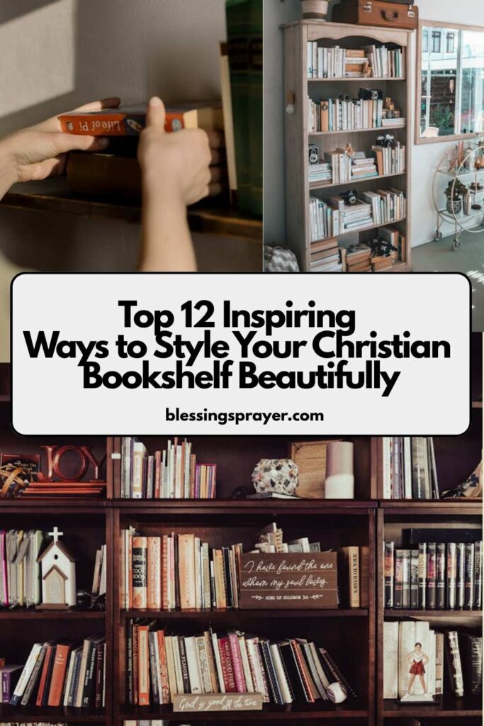 Ways to Style Your Christian Bookshelf Beautifully