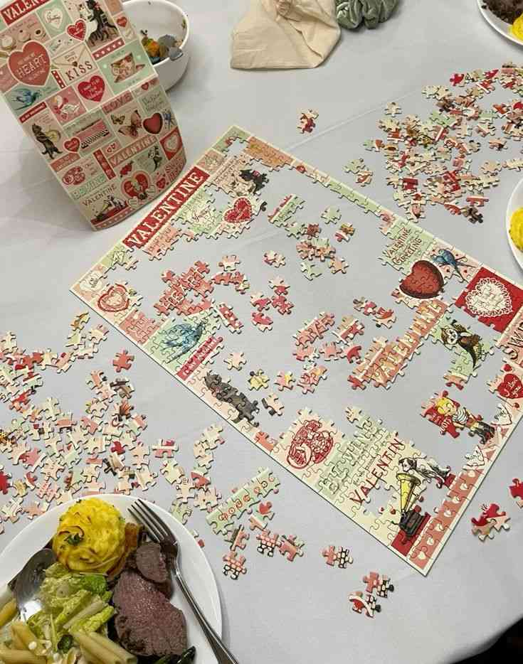 Valentine Puzzle Relay