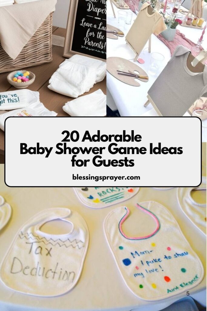 Baby Shower Game Ideas for Guests