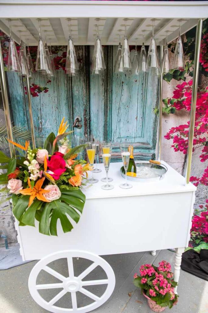 Beverage Cart Display