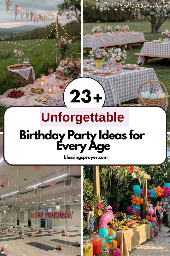 Birthday Party Ideas for Every Age