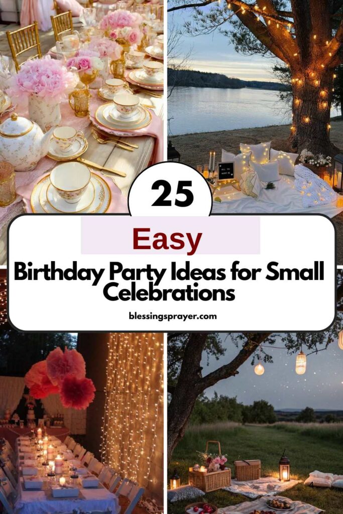 Birthday Party Ideas for Small Celebrations