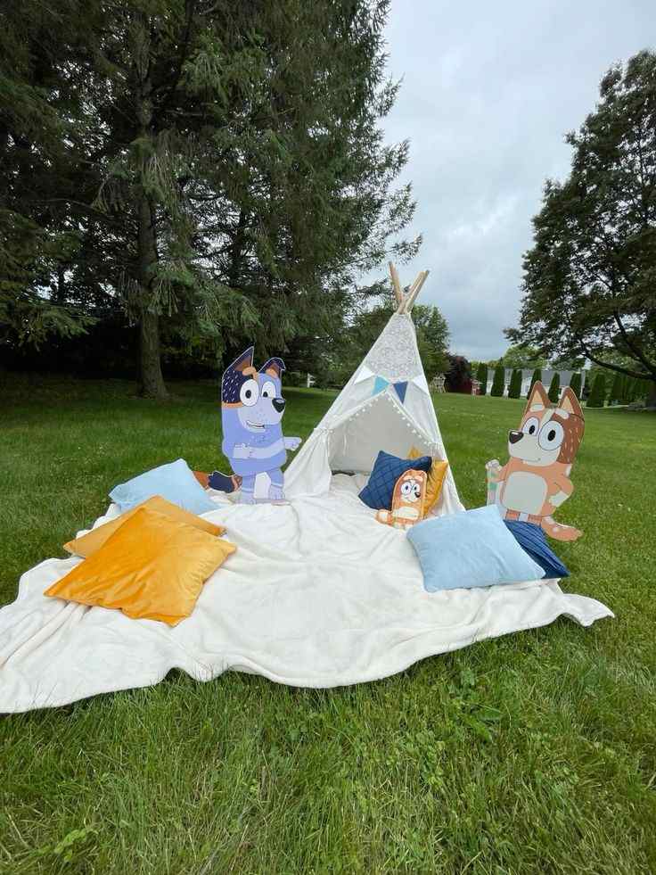 Bluey Backyard Play Party