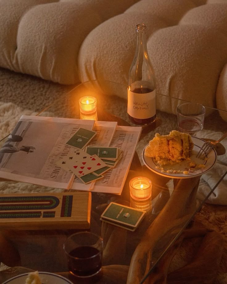 Cozy Candlelight Game Night