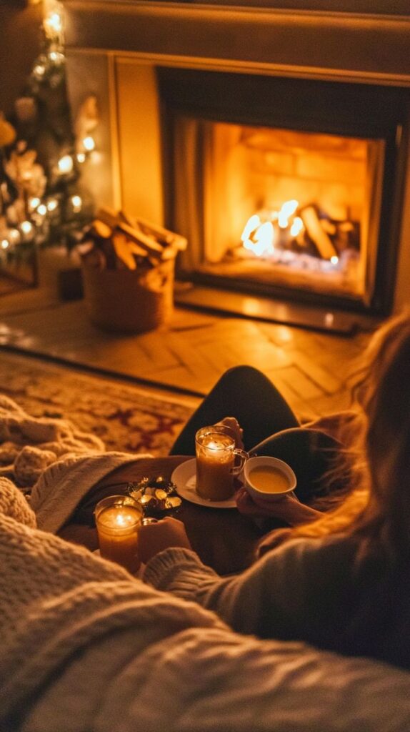 Cozy Fireplace Evening