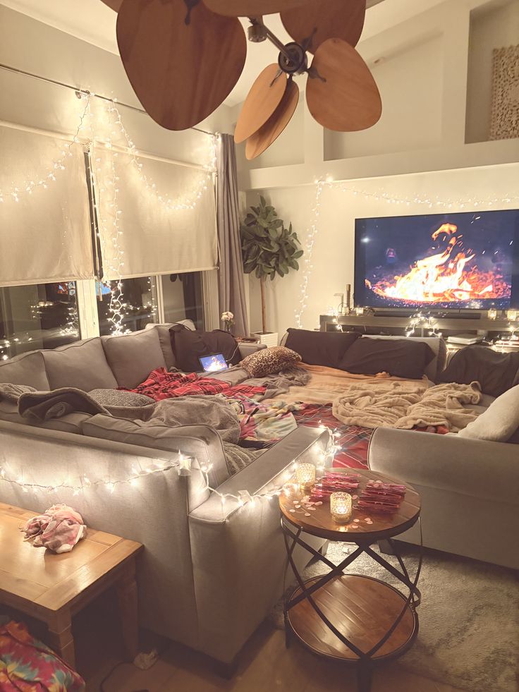Cozy Movie Night Sleepover