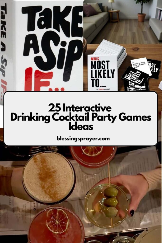 Drinking Cocktail Party Games Ideas