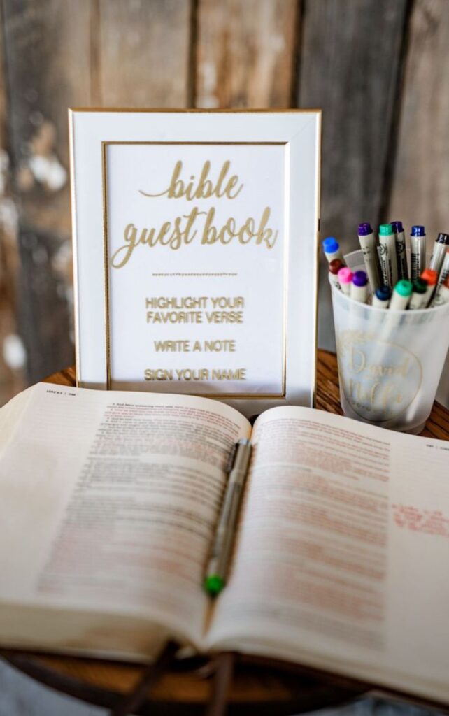Faith-Inspired Guest Book