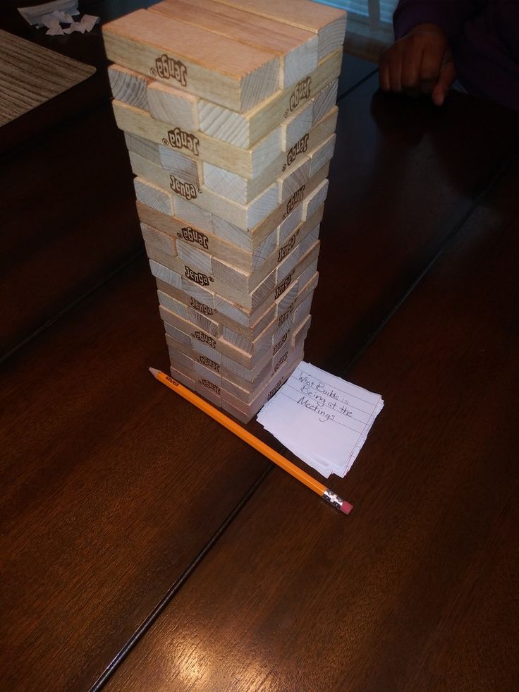 Faith Question Jenga
