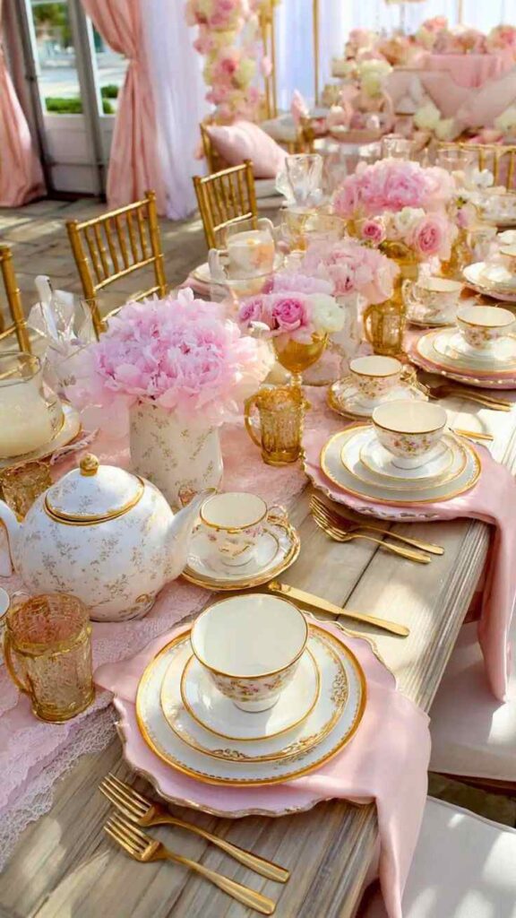 Fancy Tea Party Table