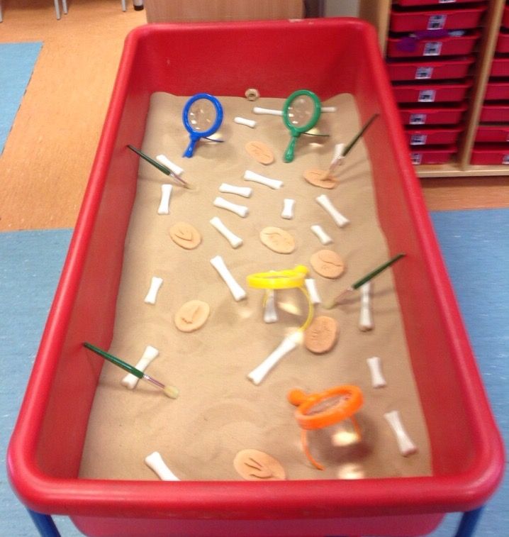 Fossil Dig Excavation Station