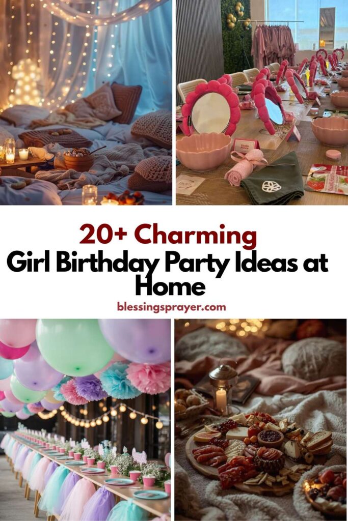 Girl Birthday Party Ideas at Home