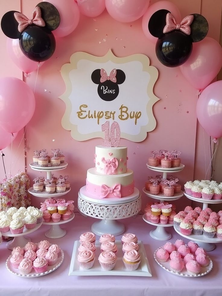 Minnie Mouse Dessert Table Magic