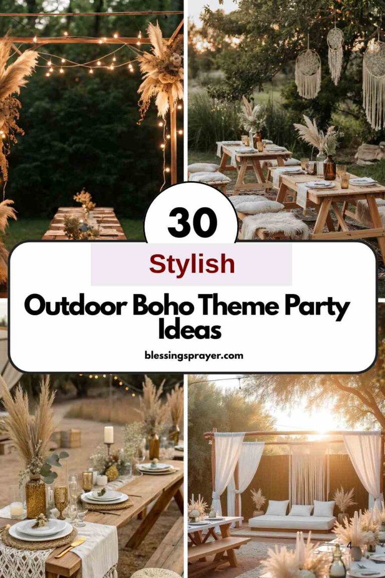 30 Stylish Outdoor Boho Theme Party Ideas - † ️️ Daily Blessings Prayer ️