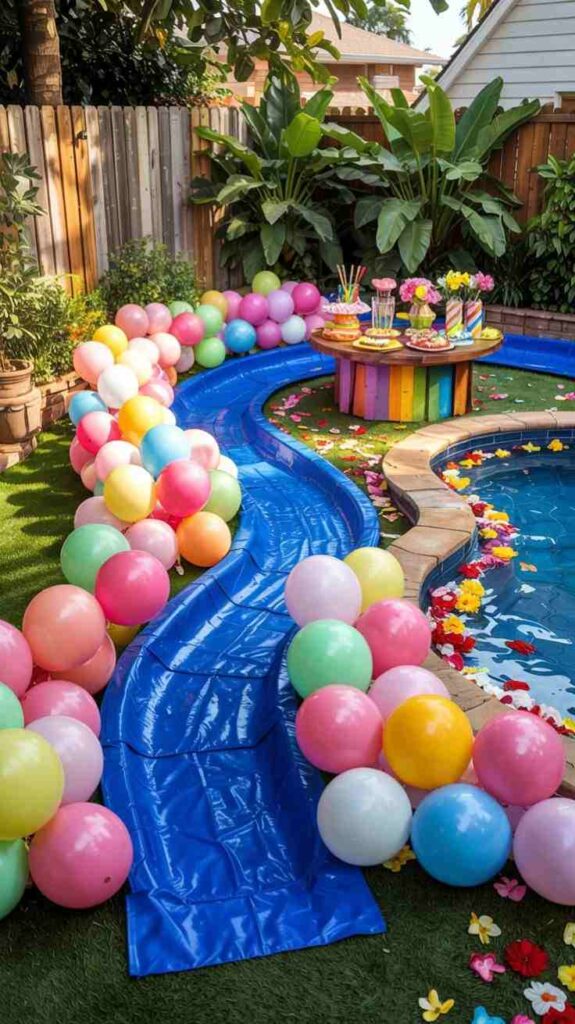 Outdoor Water Splash Party