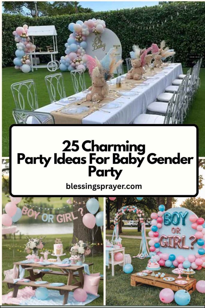 Party Ideas For Baby Gender Party