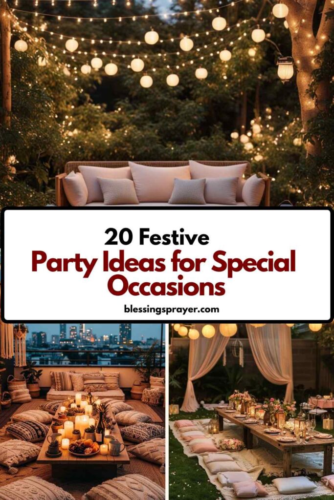 Party Ideas for Special Occasions