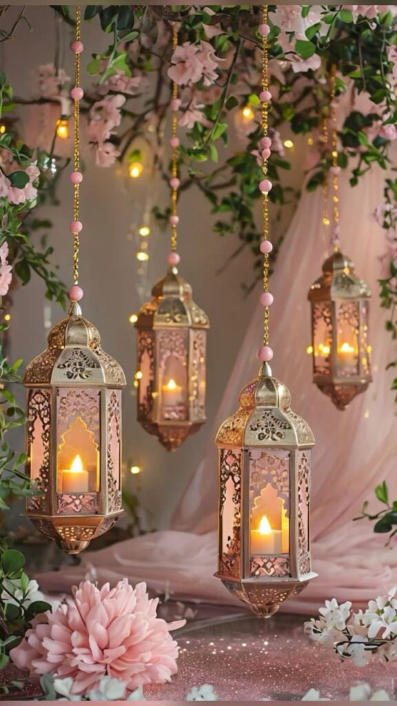 Pink Lantern Garden Walk