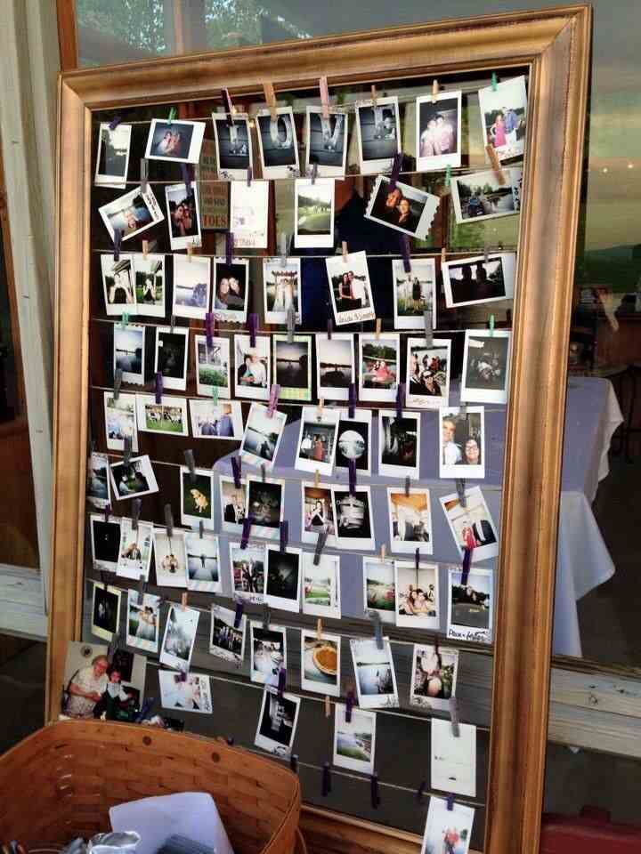 Polaroid Guestbook Wall