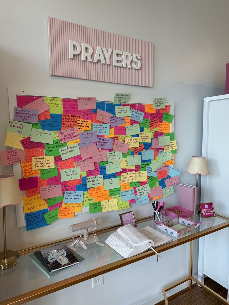 Prayer Post-It Wall