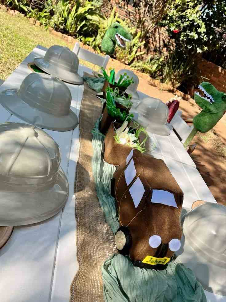 Prehistoric Hat Decorating Station