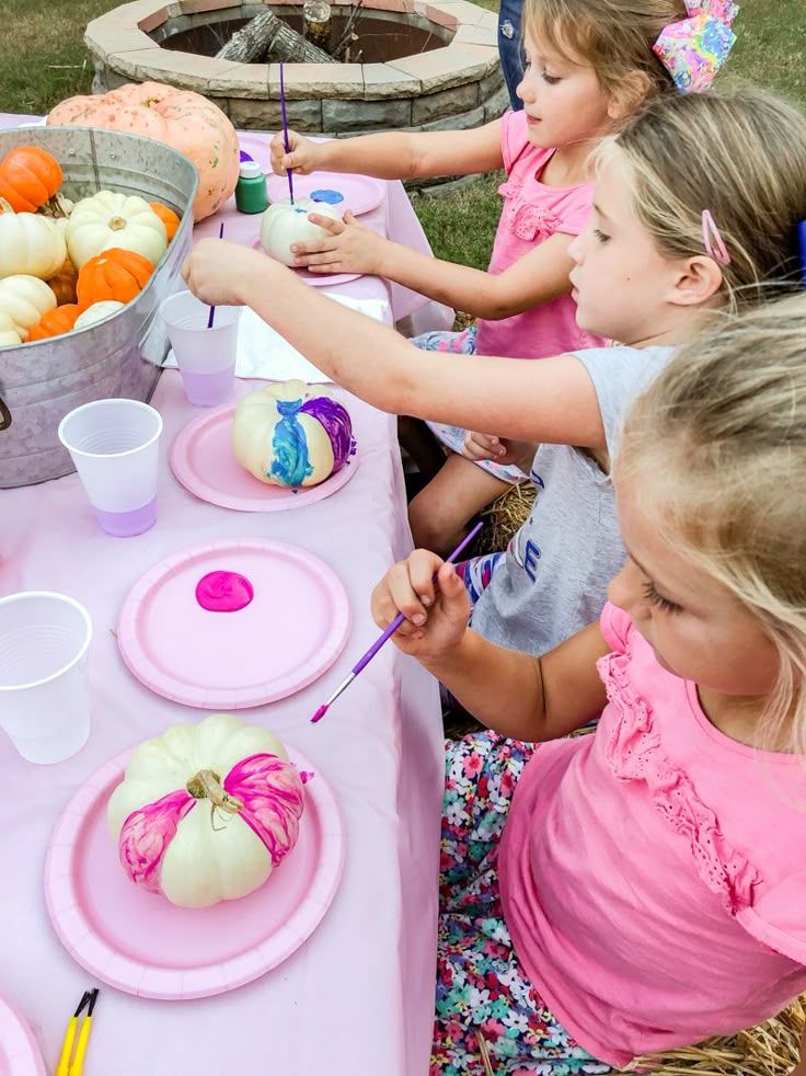 Pumpkin Decorating Mini Station