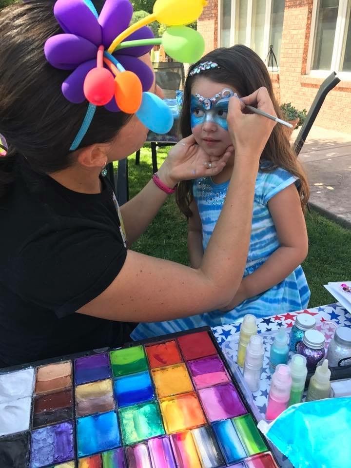 Superhero Face Paint Station