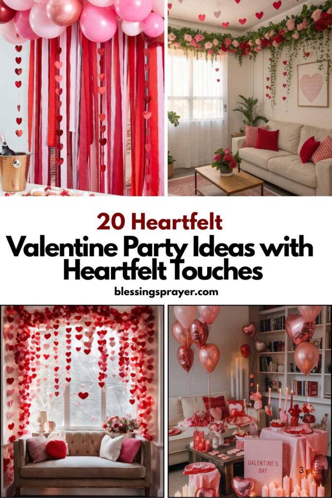 Valentine Party Ideas with Heartfelt Touches