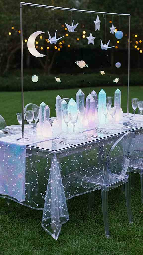 Space Galaxy Party Scene