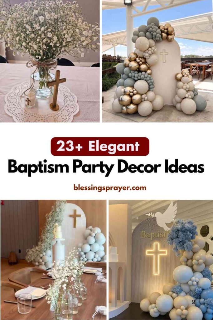 Baptism Party Decor Ideas